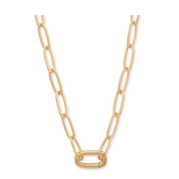 Jewelry - Gold Paperclip Link Necklace - Women Jewelry